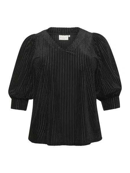 KAFFE CURVE Tricou Cacanna' negru