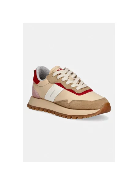 Sneakersy Gant skórzane beżowe