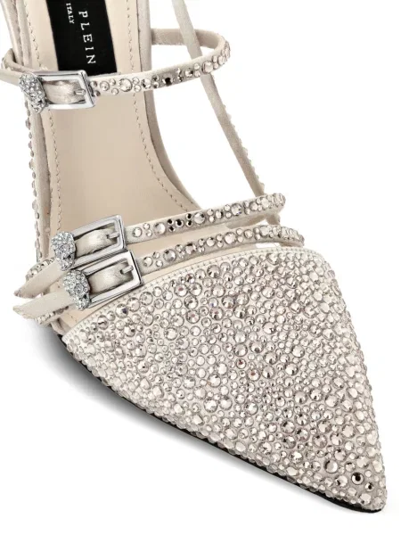 Pantofi cu toc Philipp Plein slingback