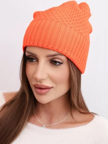 Căciulă Kesi de lână portocaliu