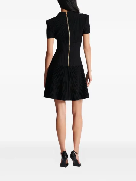 Rochie Balmain tricotate de costum negru