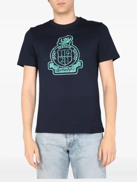 Tricou Ballantyne cu imagine albastru