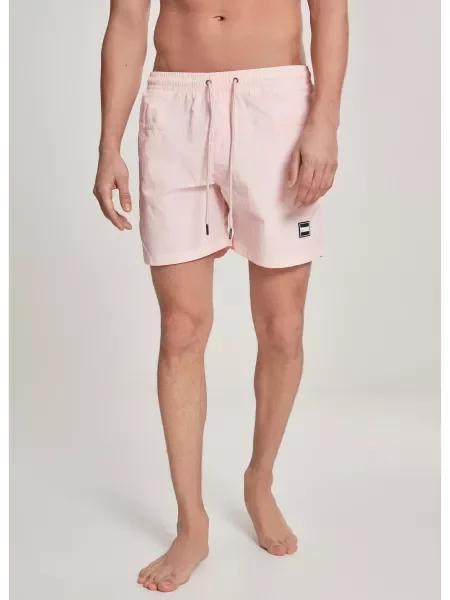 Urban Classics Plavecké šortky pastelově růžová