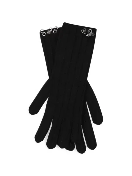 Mănuși Pinko tricotate negru