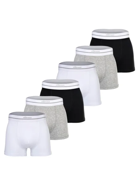ELLESSE Boxeralsók szürke melír / fekete fehér