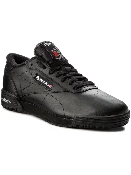 Кроссовки Reebok с лого черные