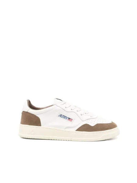 Sneakersy Autry zamszowe białe