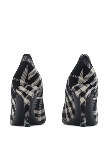 Pantofi cu toc Burberry cu imagine negru