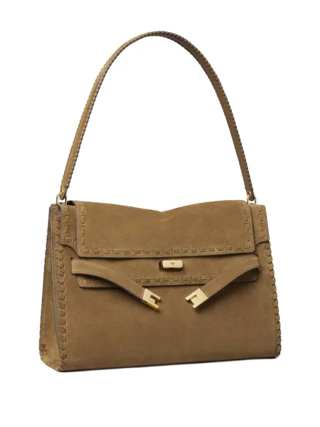 Geantă Tory Burch maro
