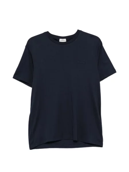 Tricou Calvin Klein cu autograf albastru
