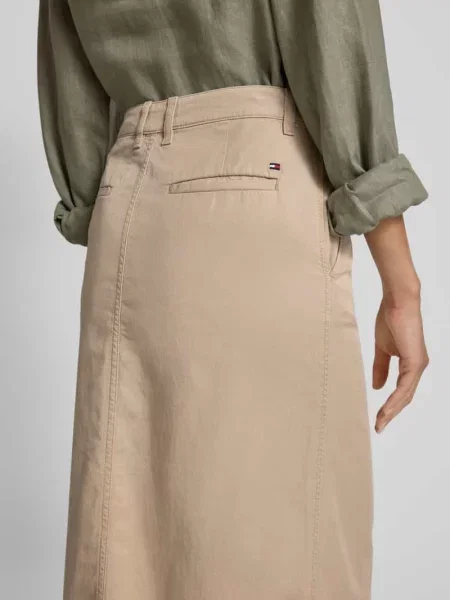 Tommy Hilfiger spódnica mini prosta beżowy