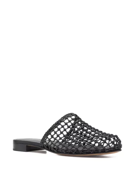 Iš natūralios odos mulės Ferragamo juoda