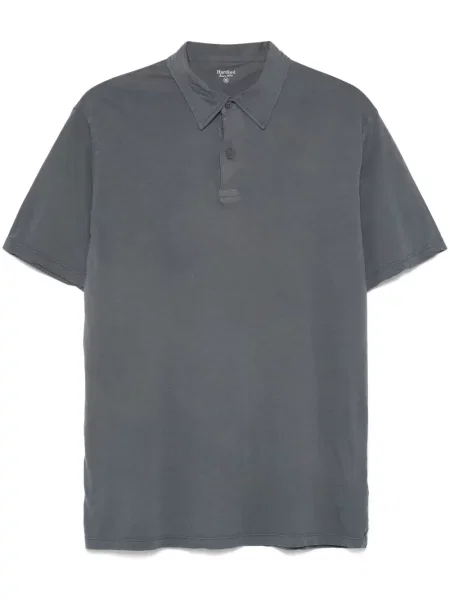 Polo Hartford din jerseu albastru