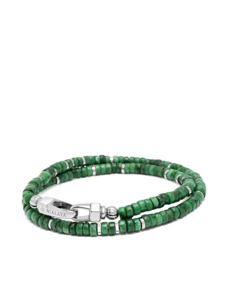 Гривна Nialaya Jewelry зелено