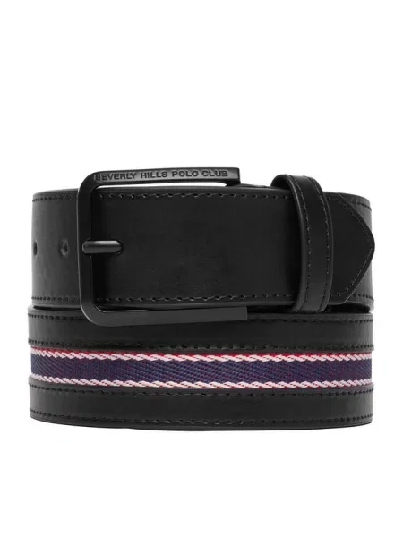 Pasek Beverly Hills Polo Club czarny
