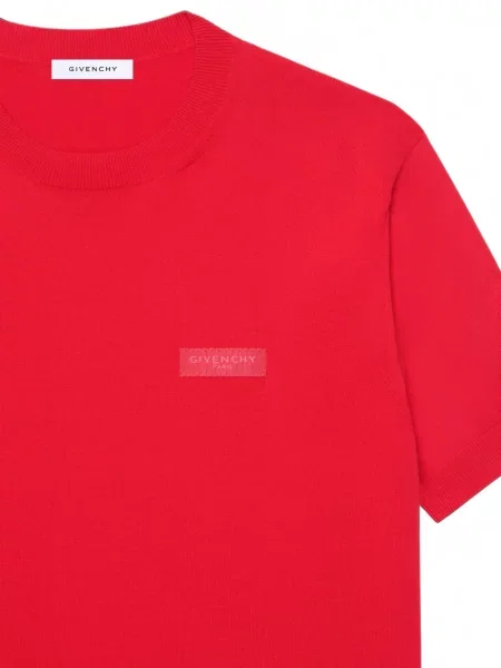 Tricou Givenchy tricotate roșu