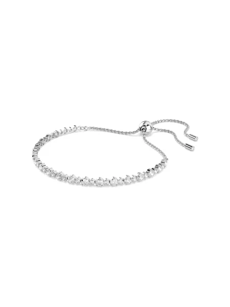Bransoletka Swarovski do tenisa szara