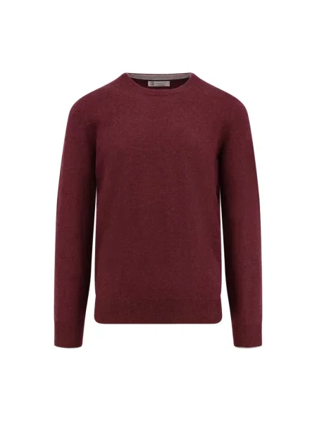 Sweter Brunello Cucinelli fioletowy