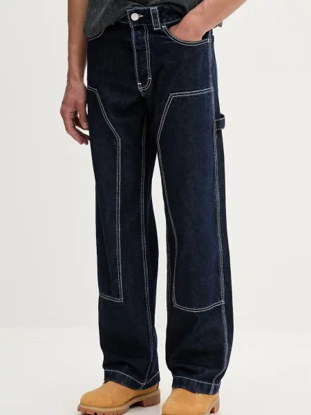 Tommy Jeans jeansy relaxed fit granatowe