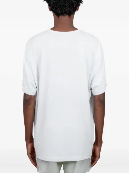 Scurt tricou On cu imagine alb