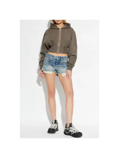 Szorty jeansowe Rick Owens retro niebieskie