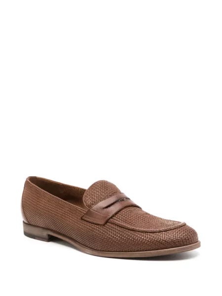 Pantofi loafer Fratelli Rossetti din piele maro