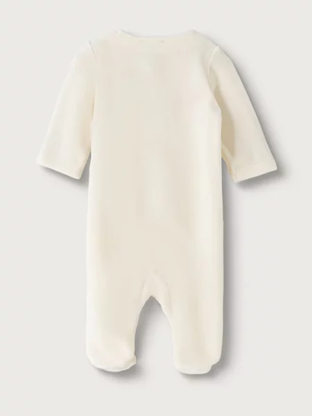 United Colors of Benetton kombinezon za bebe od velura bež