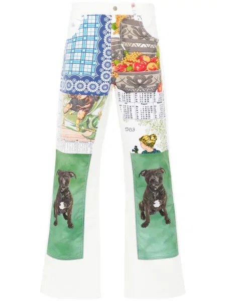 Pantaloni Marine Serre alb