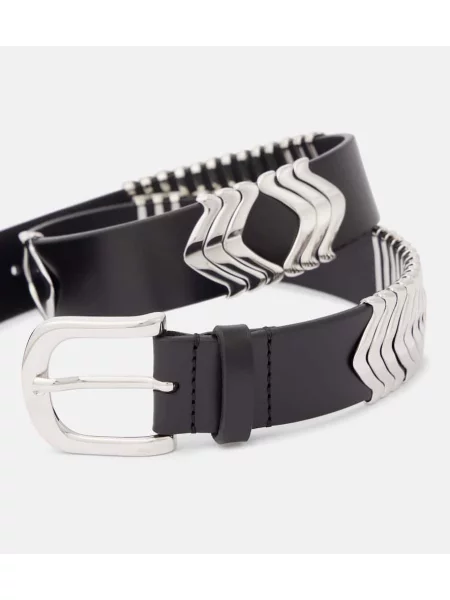 Curea Isabel Marant din piele negru