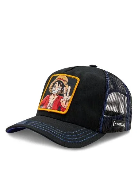 Šiltovka Capslab ONE PIECE x Pokemon čierna
