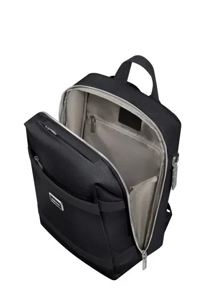 Кожаный повседневный рюкзак Samsonite черный