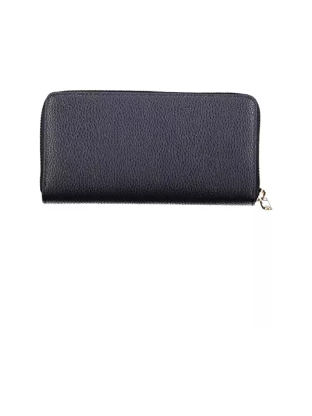Lniany portfel Tommy Hilfiger czarny
