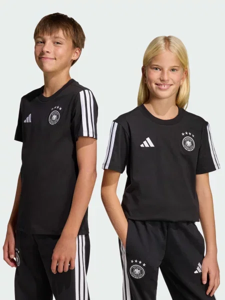 Детская футболка Adidas черная