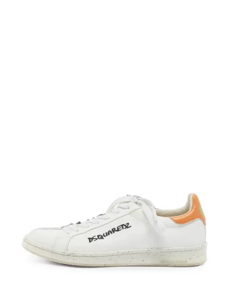Sneakerși Dsquared2 cu imagine alb