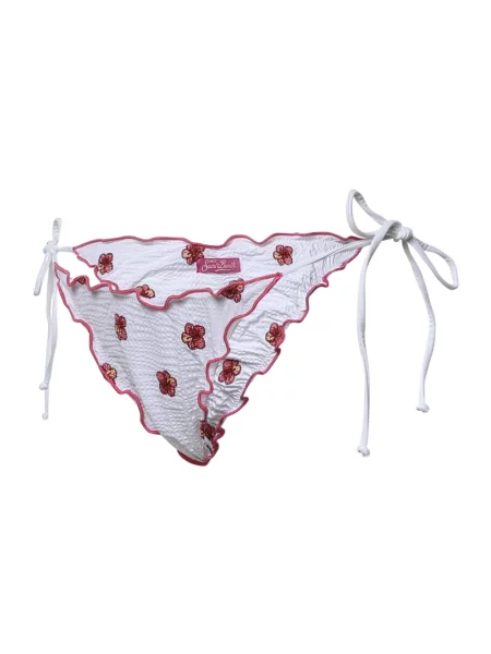 Bikini Mc2 Saint Barth z falbankami białe