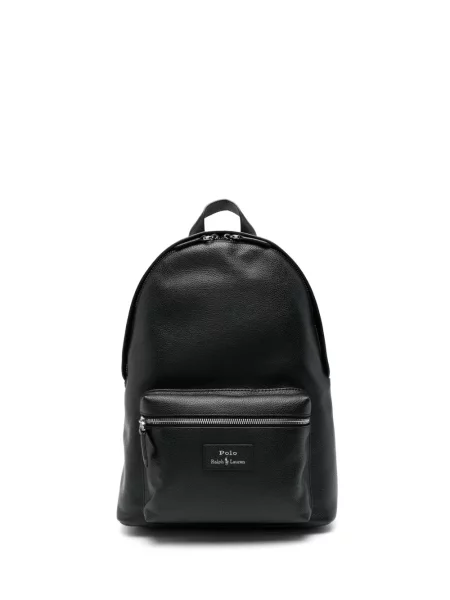 Rucsac Polo Ralph Lauren din piele negru