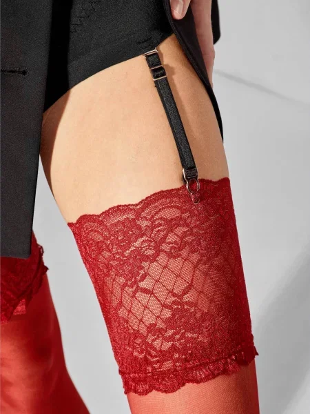 Чулки Legs красные