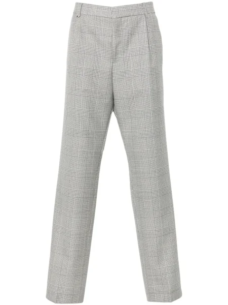 Pantaloni Boss în carouri albastru