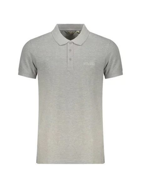 Tricou polo Ellesse cu broderie gri
