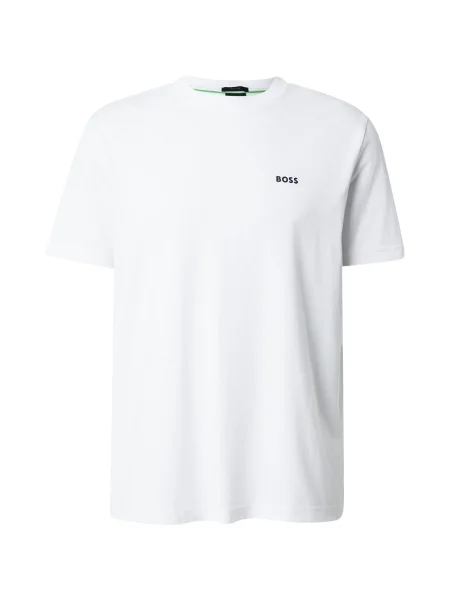 BOSS Green tričko pánske s elastanom Tee biela