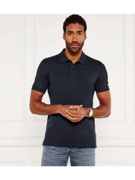 Boss Tricou polo Pallas Bleumarin negru