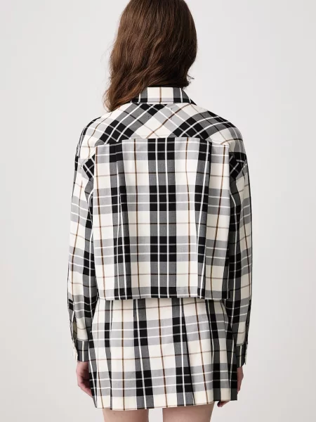 Fred Perry koszula z wiskozą beżowa