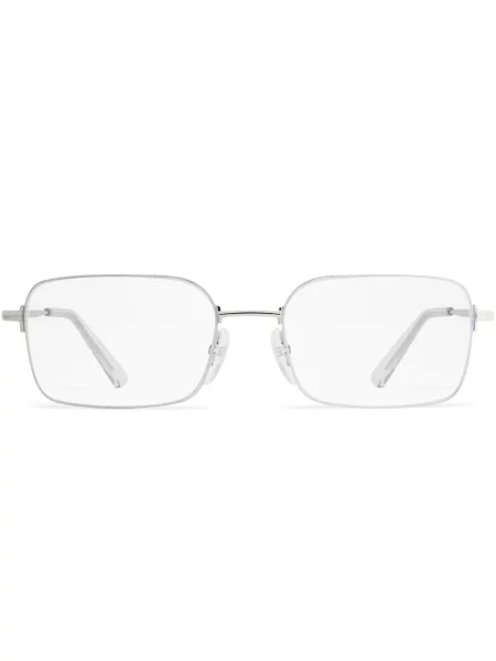 Ochelari de soare dreptunghiulari Balenciaga argintiu
