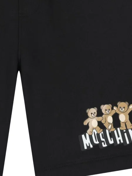 Szorty dziecięce Moschino czarne
