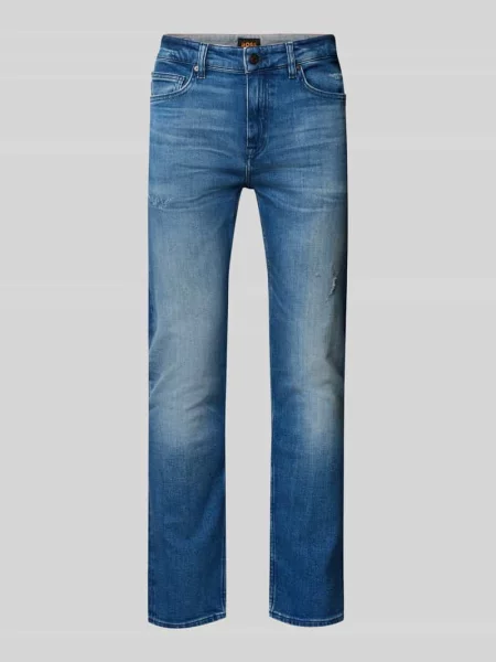Jeansy o kroju slim fit z mieszanki bawełny model ‘DELAWARE BO’ Boss Orange