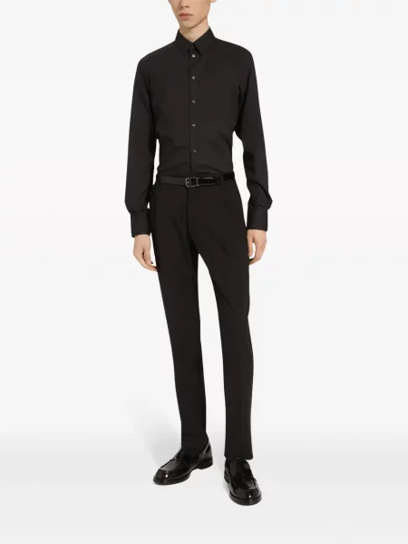 Ilgas tempti marškiniai Dolce & Gabbana juoda