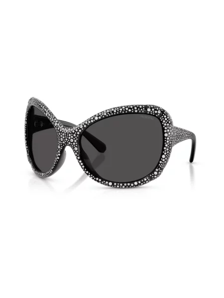Okulary przeciwsłoneczne Swarovski czarne