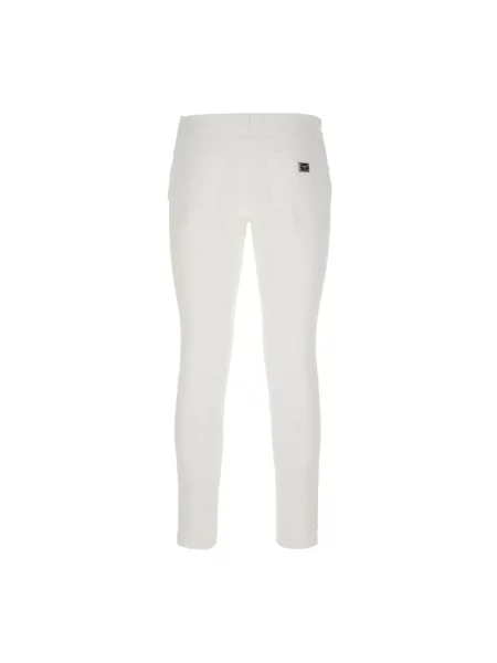 Skinny jeansy skinny Dolce And Gabbana białe
