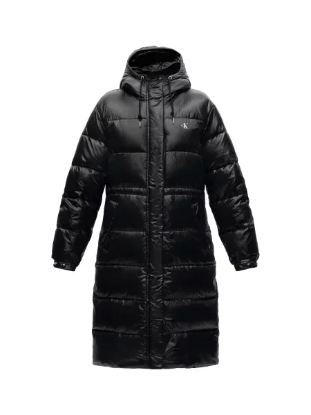 Calvin Klein Jeans Palton de iarnă negru alb