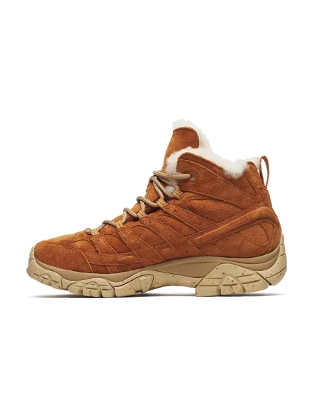 Замшевые утепленные кроссовки Merrell коричневые